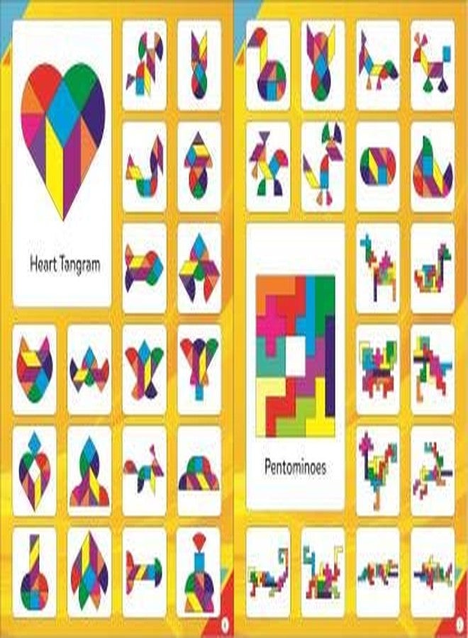 Negi Magnetic Brain Booster 4 in 1 Puzzle Game Includes Tangram,Pentominoes,Oval Tangram and Heart Tangram - Image 5